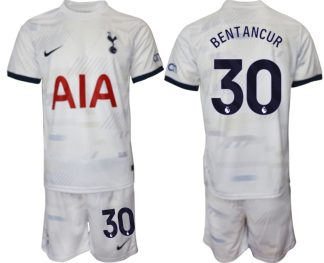 Rodrigo Bentancur 30 Moški Nogometni dresi Tottenham Hotspur Domači bela 2023 2024
