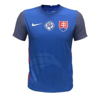 Kupiti Nogometni dresi reprezentance Slovaška Domači Euro 2024 modra Kratek Rokav-1