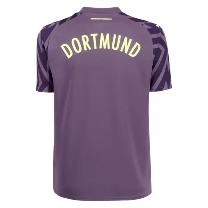 Moški Nogometni dresi BVB Borussia Dortmund Vratar Domači 2023-24 vijolična Kratek Rokav-1
