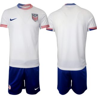 Moški Nogometni dresi Združene države Domači Copa America 2024 belo modra