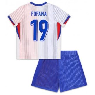 Otroški Nogometni dresi za otroke Francija Gostujoči EM 2024 Youssouf Fofana 19