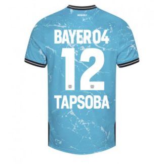Moški Nogometni dresi Bayer Leverkusen Tretji modra 2023-2024 Edmond Tapsoba 12
