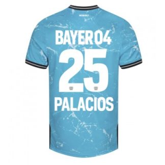 Moški Nogometni dresi Bayer Leverkusen Tretji modra 2023-2024 Exequiel Palacios 25