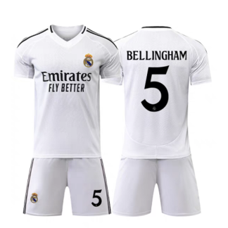 Moški Nogometni dresi kompleti Real Madrid Domači 2024-25 Jude Bellingham 5