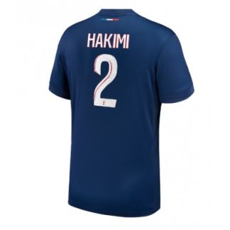 Moški Nogometni dresi Paris Saint-Germain PSG Domači 2024-2025 Achraf Hakimi 2