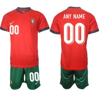 Moški Nogometni dresi Portugalska Reprezentance Domači Euro 2024 z lastnim imenom prodajo