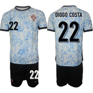 Moški Nogometni dresi Portugalska Reprezentance Gostujoči EM 2024 Diogo Costa 22