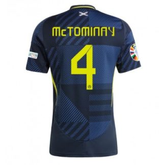 Moški Nogometni dresi Škotska Domači Euro 2024 z imenom Scott McTominay 4