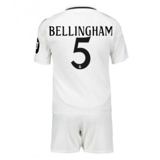 Otroški Nogometni dresi kompleti Real Madrid Domači 2024-25 Jude Bellingham 5