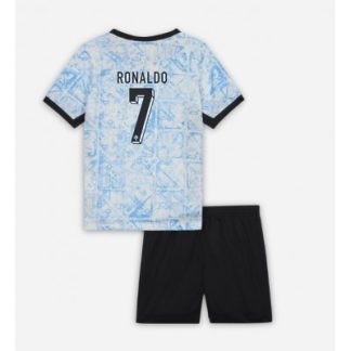 Otroški Nogometni dresi kompleti za otroke Portugalska Gostujoči Euro 2024 Cristiano Ronaldo 7