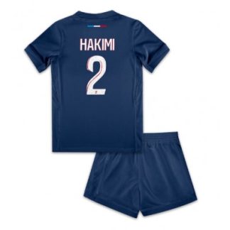 Otroški Nogometni dresi Paris Saint-Germain PSG Domači 2024-25 Achraf Hakimi 2