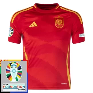Kupiti Moški Nogometni dresi Španija Domači Euro 2024 z lastnim tiskom