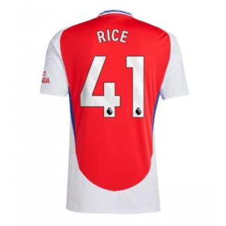 Moški Nogometni dresi Arsenal Domači 2024-25 Kratek Rokav tisk Declan Rice 41