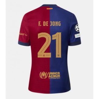 Moški Nogometni dresi Barcelona Domači 2024-25 Frenkie de Jong 21