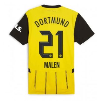 Moški Nogometni dresi BVB Borussia Dortmund Domači 2024-25 Donyell Malen 21