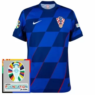 Moški Nogometni dresi Hrvaška Reprezentance Gostujoči Euro 2024 Kratek Rokav