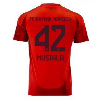 Nogometni dresi FC Bayern Munich Domači 2024-25 rdeča tiskom Jamal Musiala 42