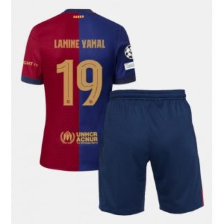 Otroške Nogometnih dresov Barcelona Domači 2024-25 Lamine Yamal 19