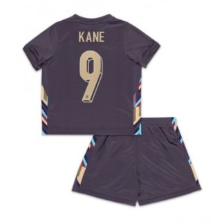 Otroški Nogometni Dresi Reprezentance za otroke Anglija Gostujoči Euro 2024 Harry Kane 9