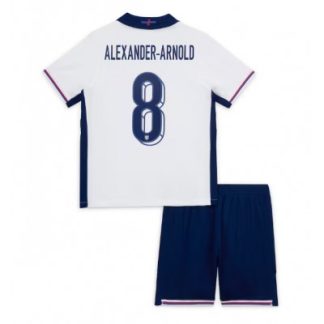 Otroški Nogometni dresi za otroke Anglija Domači Euro 2024 Alexander-Arnold 8