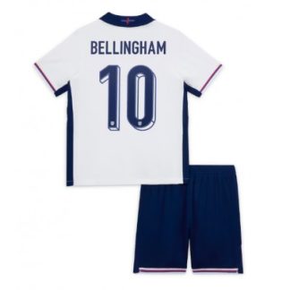 Otroški Nogometni dresi za otroke Anglija Domači Euro 2024 Jude Bellingham 10