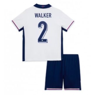 Otroški Nogometni dresi za otroke Anglija Domači Euro 2024 Kyle Walker 2