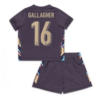 Otroški Nogometni dresi za otroke Anglija Gostujoči Euro 2024 Conor Gallagher 16