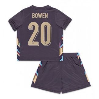 Otroški Nogometni dresi za otroke Anglija Gostujoči Euro 2024 Jarrod Bowen 20