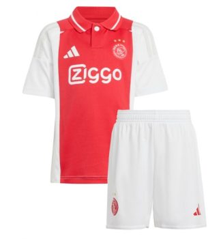 Poceni Otroški Nogometni dresi Ajax Domači 2024-2025 z lastnim tiskom