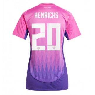 Poceni Ženski Nogometni dresi Nemčija Gostujoči Euro 2024 Benjamin Henrichs 20