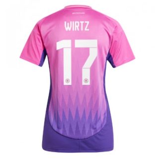 Poceni Ženski Nogometni dresi Nemčija Gostujoči Euro 2024 Florian Wirtz 17