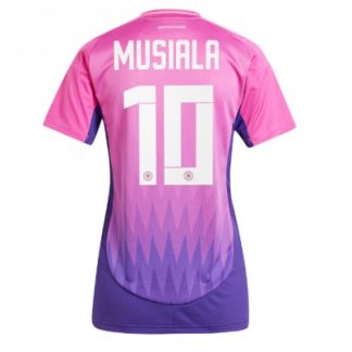 Poceni Ženski Nogometni dresi Nemčija Gostujoči Euro 2024 Jamal Musiala 10