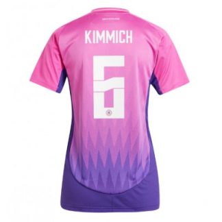 Poceni Ženski Nogometni dresi Nemčija Gostujoči Euro 2024 Joshua Kimmich 6