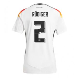 Ženski Nogometni dresi Nemčija Reprezentance Domači Euro 2024 z imenom Antonio Rudiger 2