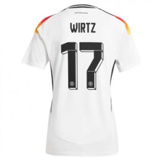 Ženski Nogometni dresi Nemčija Reprezentance Domači Euro 2024 z imenom Florian Wirtz 17