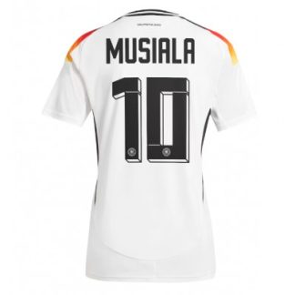 Ženski Nogometni dresi Nemčija Reprezentance Domači Euro 2024 z imenom Jamal Musiala 10