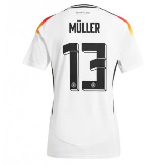 Ženski Nogometni dresi Nemčija Reprezentance Domači Euro 2024 z imenom Thomas Muller 13
