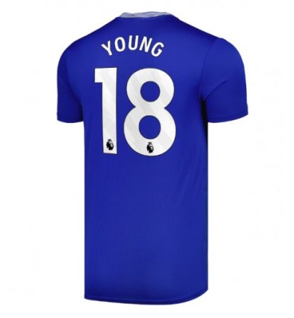 Moški Nogometni dresi prodajo Everton Domači 2024-25 modra Ashley Young 18