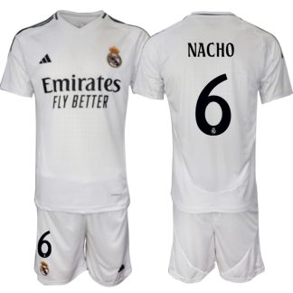 Najcenejši Nogometni dresi kompleti Real Madrid Domači 2024-25 tisk NACHO 6