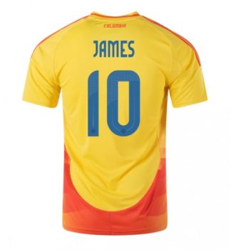 Moški Nogometni dresi reprezentance Kolumbija Domači Copa America 2024 James Rodriguez 10