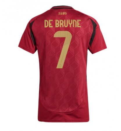 Ženski Nogometni dresi Reprezentance Belgija Domači EP 2024 Kevin De Bruyne 7