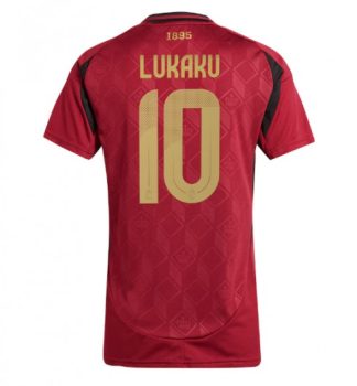 Ženski Nogometni dresi Reprezentance Belgija Domači EP 2024 Romelu Lukaku 10