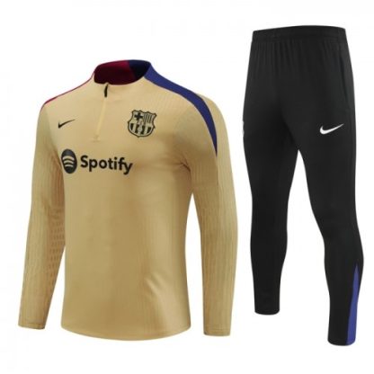 Moški FC Barcelona Sweatshirt Za Trening dresi kompleti 1/4-Zip 2024-25