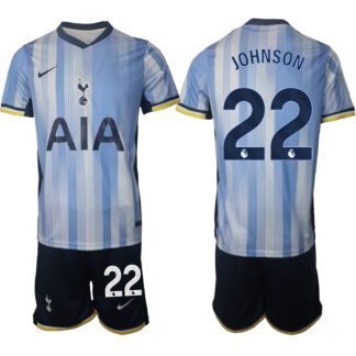 Moški Nogometni dresi za ekipe Tottenham Hotspur Gostujoči 2024-25 Brennan Johnson 22