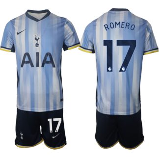 Moški Nogometni dresi za ekipe Tottenham Hotspur Gostujoči 2024-25 Cristian Romero 17