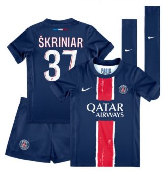 Otroški Nogometni dresi za otroke Paris Saint-Germain PSG Domači 2024-25 Milan Skriniar 37