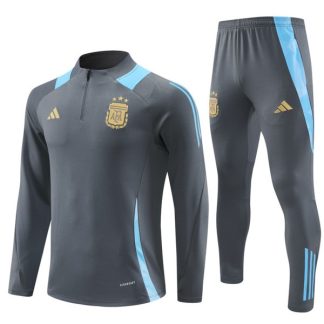 Otroški Argentina Sweatshirt Za Trening dresi kompleti 1/4 Zip siva 2024-2025