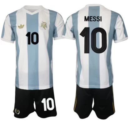 Moški Nogometni dresi kompleti Argentina Domači 50th Anniversary 2024-25 Lionel Messi 10