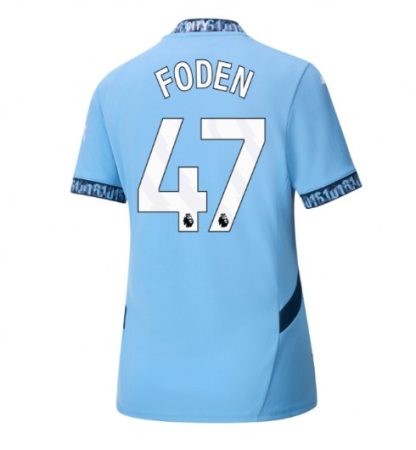 Ženski Nogometni dresi Manchester City Domači 2024-25 modra Phil Foden 47