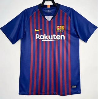 Retro Nogometni dresi Barcelona Domači 2018-19 Kratek Rokav